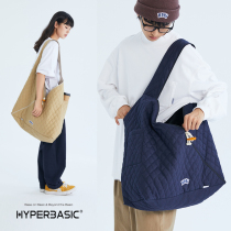 (KFCC) HYPERBASIC Japanese Fried Street Large Capacity Diagonal Satchel for men and women casual fashion single shoulder bag Chaubawl