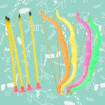 Toy bow and arrow childrens archery set Boys outdoor sports educational toys stalls push kindergarten small gifts