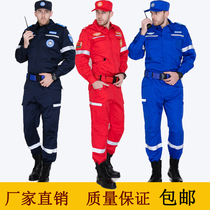 New emergency rescue clothing training clothing Fire clothing Disaster relief anti-static wear-resistant overalls Emergency search and rescue rescue clothing