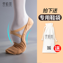 Dance shoes Womens soft bottom classical dance practice clothes non-slip body yoga ballet shoes adult cat claw dance teacher