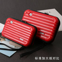 Tide-increasing air travel wash bag make-up containing box Pack waterproof pc hard shell overnight bag female Han hand carry bag small