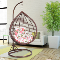 Rocking chair off chair rocking chair swing hanging chair balcony hanging basket rattan chair rough rattan home indoor single lazy person hanging orchid