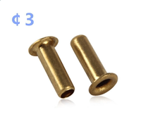 GB876 copper hollow rivet corns rivet hollow rivet 1 7 2 5 3*4 5 6 7 8 9 10 12