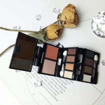 Thai mistine Mini Folding Makeup Box Eyeshadow Blush Highlight Facial Pinch Portable 10 Color Makeup Disk