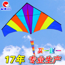 Feiyue Rainbow Kite Long Tail Children Large Three-dimensional Breeze Easy Fly Weifang Extra Large Adult Triangle Kite Wheel