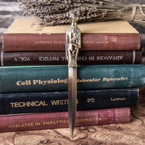 Zinc alloy ancient Egyptian letter opener knife open envelope cat God metal totem paper knife creative office gift gifts