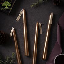 European vintage candlelight dinner wedding candles 4 candles gold silver green red aromatherapy rod wax