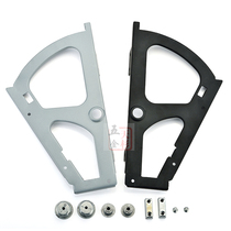 Metal single-layer shoe cabinet flip frame hidden movable track hardware accessories shoe cabinet fixed flip bracket shoe rack