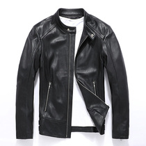 Haining leather leather jacket male sheep skin slim Korean handsome 2019 autumn youth leather jacket new coat trend