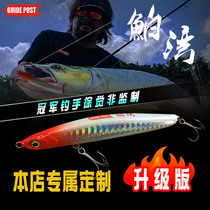 Signpost Waterfall Bay Sink Water Pencil Bay Far Throw Full Swimming Layer Teething Bass iron plate Mino Luoia False Bait Road Subbait