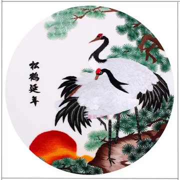 松鹤延年刺绣挂画-松鹤延年刺绣挂画促销价格、松鹤延年刺绣挂画品牌- 淘宝