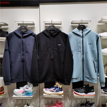 Li Ning 2021 autumn new sweater men fitness series hooded jacket loose cardigan sportswear AWDR467