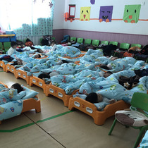 Babys entrance to garden bed products Childrens kindergarten bedding quilts cover three sets of afternoon nap six sets of pure cotton afternoon supplies