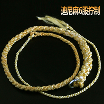 Dini hemp whip head Unicorn whip whip rope Fitness whip whip glaze whip whip rope Whip whip accessories