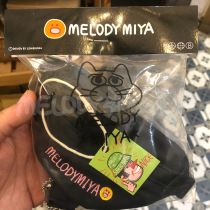 melody Mile Original Smiley Embroidery Cartoon Bag running bag Wallet Headphone Bag