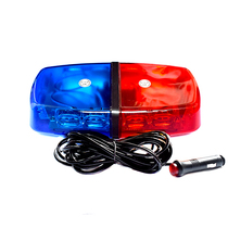 Super bright lightning suction cup flash light car strong magnetic top short row police light engineering car LED lane warning light