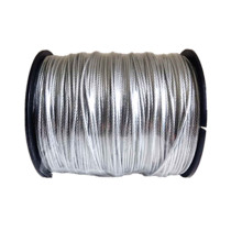 Galvanized steel wire rope 1 5mm glossy rope steel core thin steel rope lanyard clothesline iron galvanized soft wire rope
