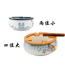 Lafuli ceramic round cigar ashtray 2 4 ceramic bowl Chinese style cigar Cup