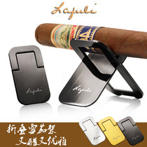 Lafuli Folding Portable Cigar Holder Metal Zinc Alloy Cross Lightweight Cigar Holder Holder