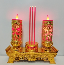 Large electronic candle holder incense burner electric candle lamp for Buddha candle LED electronic candle holder Buddha lamp for wealth safety