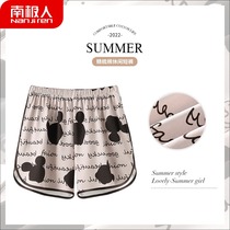 Summer Pure Cotton Sleeping Pants Women Summer Shorts Thin size Big Code Cute Teenage Girl Casual Loose home Pants External Wear