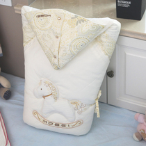 Baby huddled cotton spring autumn and winter thickened small quilt newborn thin summer swaddling supplies newborn bag