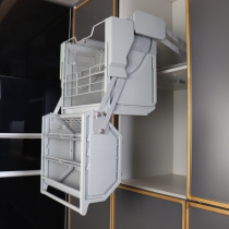VASE SHOP new catamaran storage 500 deep kitchen refrigerator top cabinet cabinet lifting pull basket linkage pull-down rack