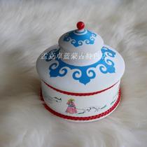 Yurt box storage box jewelry box Inner Mongolia special handicrafts grassland commemorative gifts two
