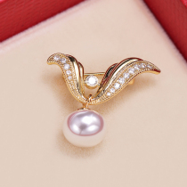 Fashion anti-gloss brooch buckle summer collar Net red 2021 new decorative pin clothes high-end womens accessories