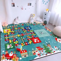 Children's toy flying chess mat climbing mat baby game mat foldable large children's non-slip mat velvet
