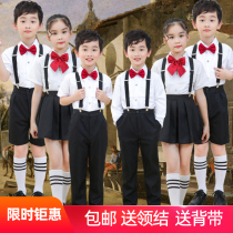 61 children cast to serve male and female childrens back with pants for primary and middle school childrens kindergarten chorus to host the recital performance costumes