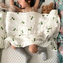 Golden Alliel DE round the summer bamboo fiber double layer yarn for baby A baby cover