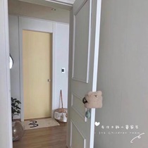 Out Korean wool suede toy small bear small rabbit door stopper anti-lock hand door stopper anti-bump door wedge baby sit armchair protective cushion