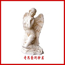 Sandstone European relief artificial sandstone sculpture sandstone angel girl round sculpture urban sculpture landscape landscape landscape