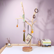  Creative Tree branch Pylons Tree jewelry racks Solid wood display racks Log branch decoration doll doll sachet pylons