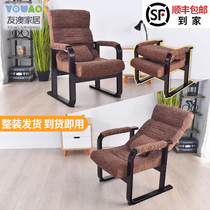 Old man with backrest recliner lazy sofa folding single bedroom sofa feeding chair home balcony Leisure