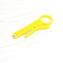 Yellow wire stripper simple utility tool stripper telephone line network cable knife small card wire knife