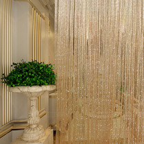 Line curtain partition thick encryption isolation bar decorative curtain hanging Hall Hall Hall Cabinet tea room home