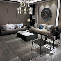 New Chinese Sofa Brief Modern Chinese Style Large Family Style Meditation Winter And Summer Dual-use Living Room Solid Wood Sofa Furniture Custom