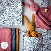Spot Danish Konges Slojd Newborn Baby Rabbit Soothing Towel Organic Cotton Softness 11