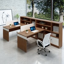 Ningbo office furniture 4-person combination staff desk single double staff table financial table screen work card