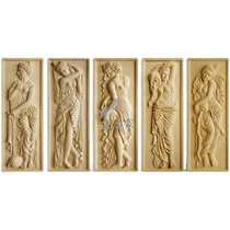 one thousand Art Workshop Eu Style Villa External Wall Sandstone Relief Mural Decoration Custom Stone Sculptures GRP Imitation Copper Hotel Culture