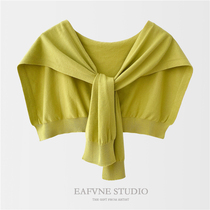 Autumn~~air-conditioned room knitted shawl Autumn and winter fashion simple warm shoulder and neck scarf fake collar shawl
