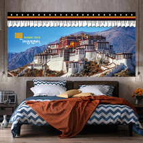 Potala Palace oversized hanging cloth Tibetan background cloth living room background wall bedside decorative cloth bedroom tapestry hanging cloth