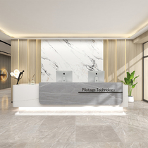 Modern company paint reception desk creative custom cashier beauty salon office simple bar high-end