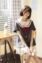 (old driver)Spot]Kuchang poetry class orthodox JK uniform Sailor uniform Japanese school uniform
