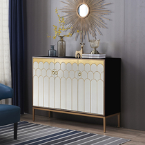 Light luxury entrance cabinet Modern simple side cabinet Home shoe cabinet foyer partition designer model room club decoration cabinet