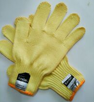 Kevlar Kevlar fiber tiger mouth reinforced anti-cut gloves to put kite-resistant high temperature resistant gloves