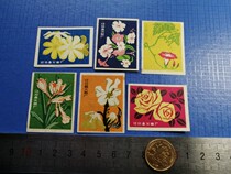 Collage Paper Label Spark Collection Chongqing Jiangbei Fire Chai Factory 1973 Flower 6x1