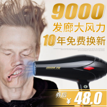 Hair dryer household hair salon special barber shop 3000W men and girls high power 5000W wind turbine